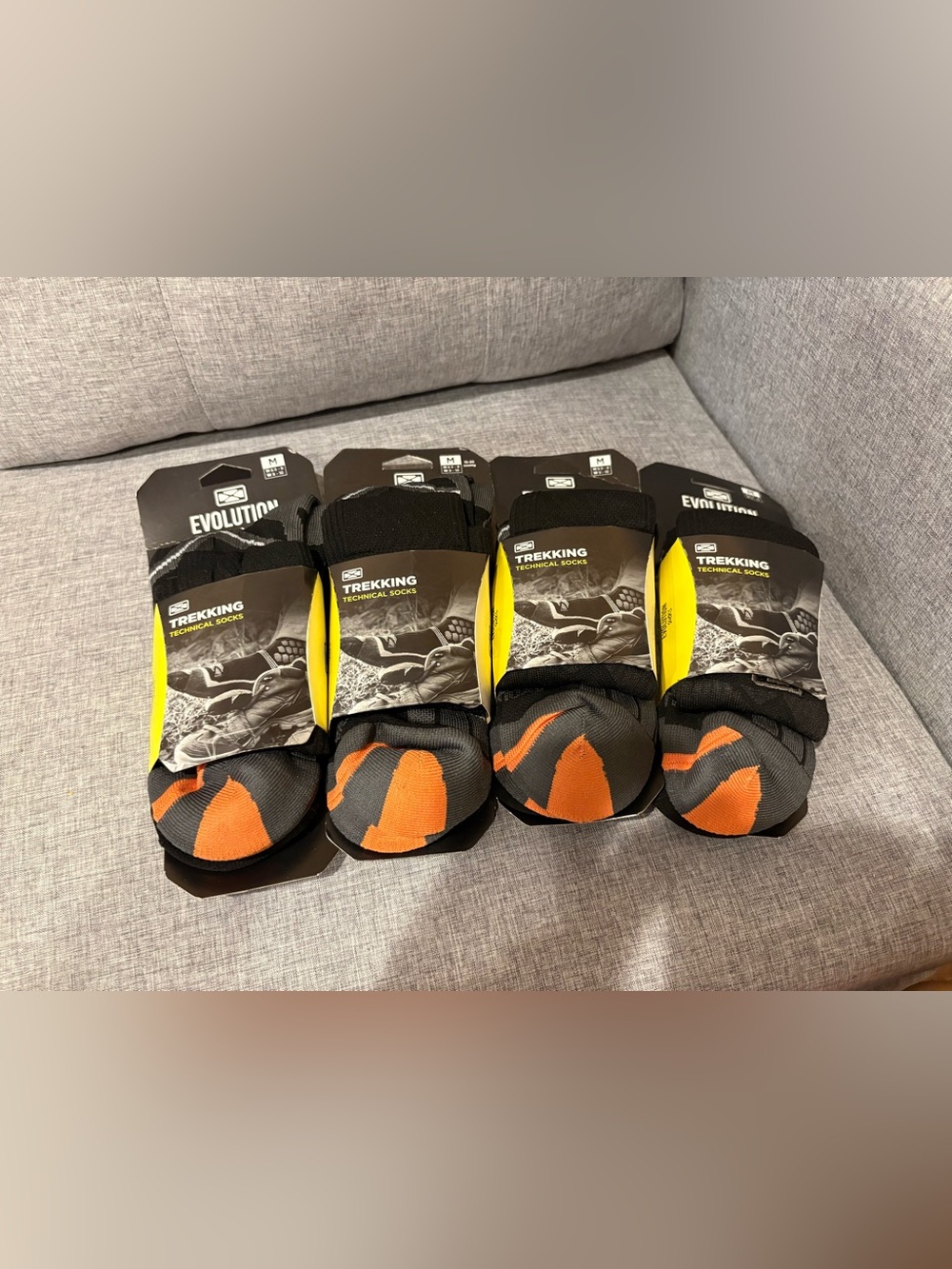 Bipack Trekking Technical Socks Evolution Sz M Compression Hiking Bundle 4